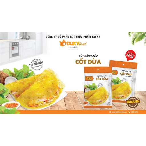 bột bánh xèo  cốt dừa tài ký 500g