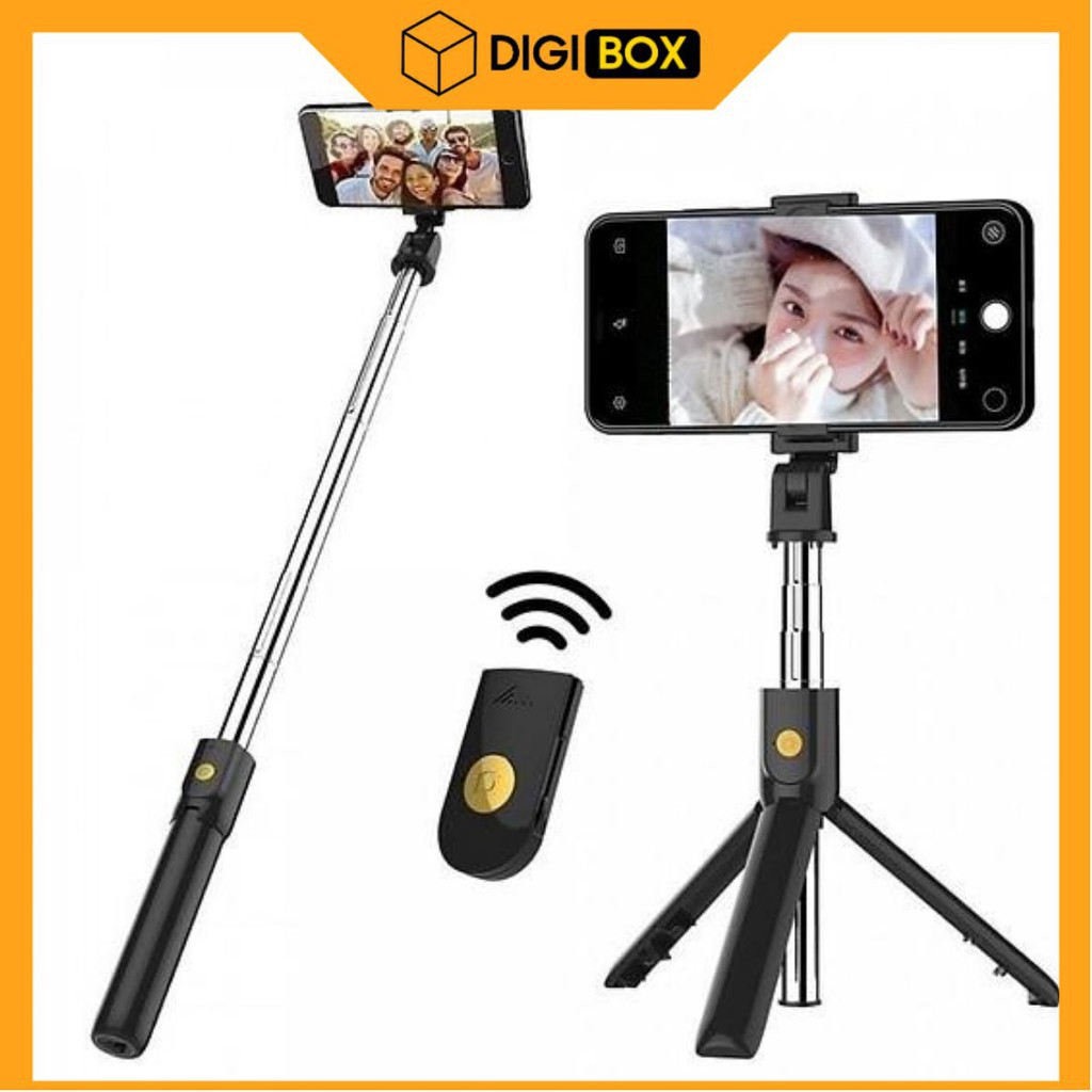 ❈Gậy Chụp Hình FREESHIP Khi Nhập [SELFIE] Gậy Tự Sướng kiêm Tripod 3 chân + Nút bluetooth K07 chính