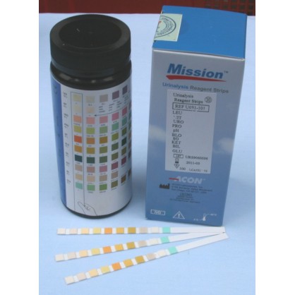 Que thử nước tiểu ACON Mission 10 thông số - hộp 100 test (hàng Mỹ)