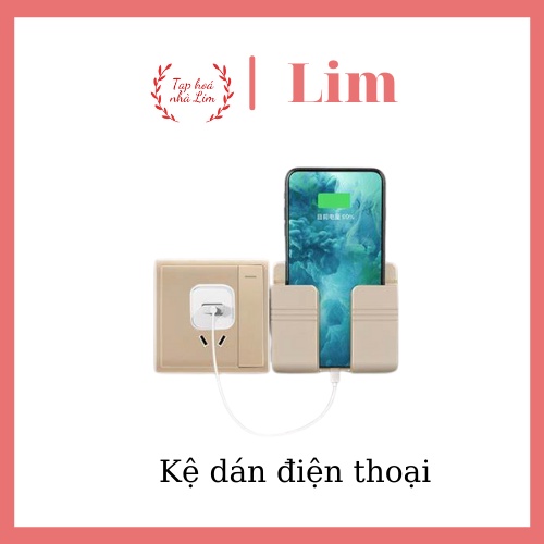 Kệ Dán Tường Để Điện Thoại,Điều Khiển Remote Siêu Tiện Lợi - Khay Đựng Điện Thoại