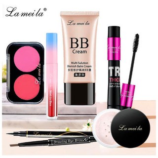 Bộ trang điểm Lameila 7 món từ a đến z bộ makeup đầy đủ set trang điểm chuyên nghiệp ZD-BTD03