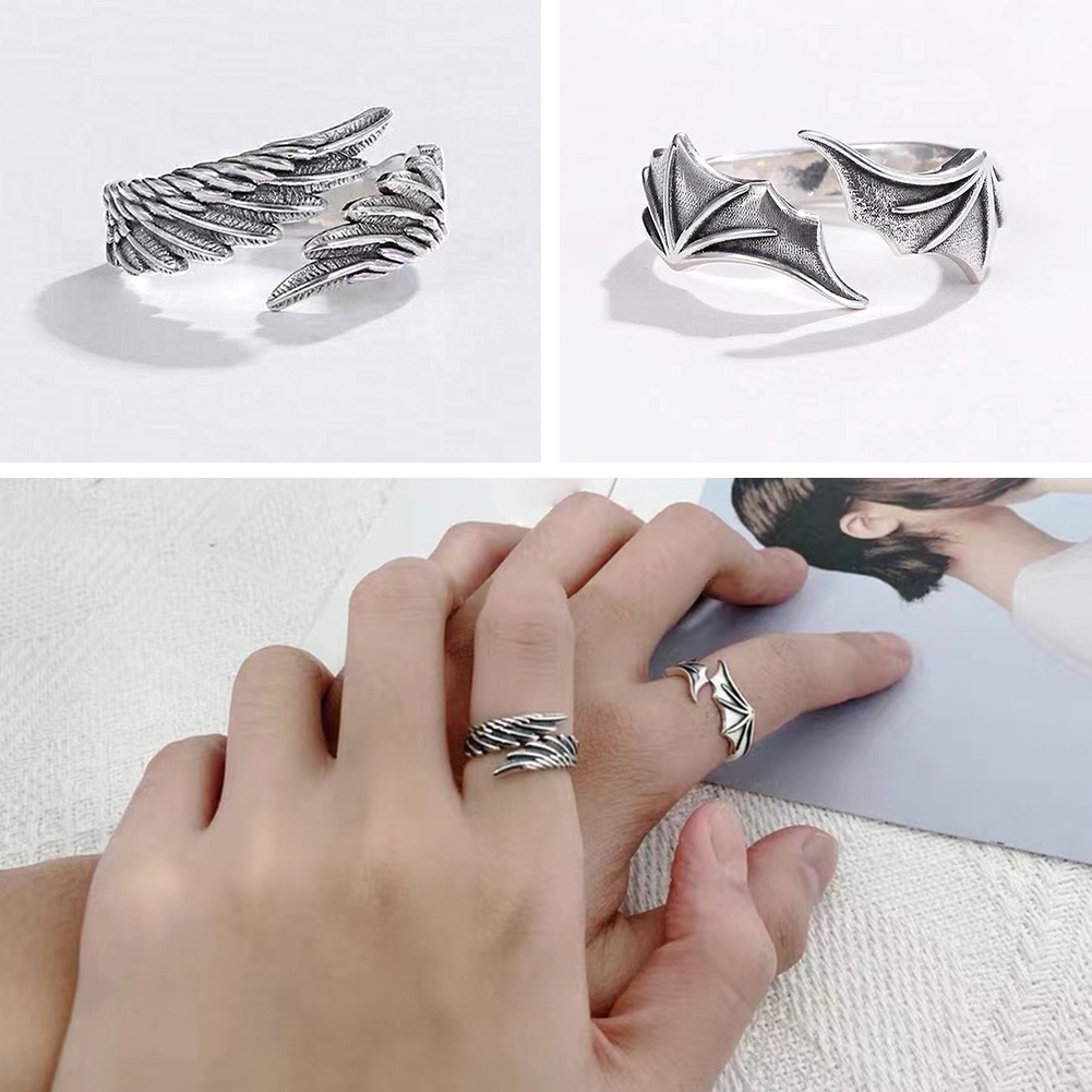 Nhẫn Đính Hôn Đôi Cánh Thiên Thần Độc Đáo Mới
