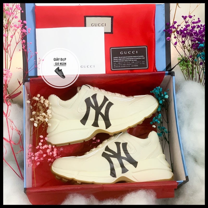 (Shop Giày Đẹp Giá Ngon) Giày Gucci NY chunky hàng cao cấp + full box bill