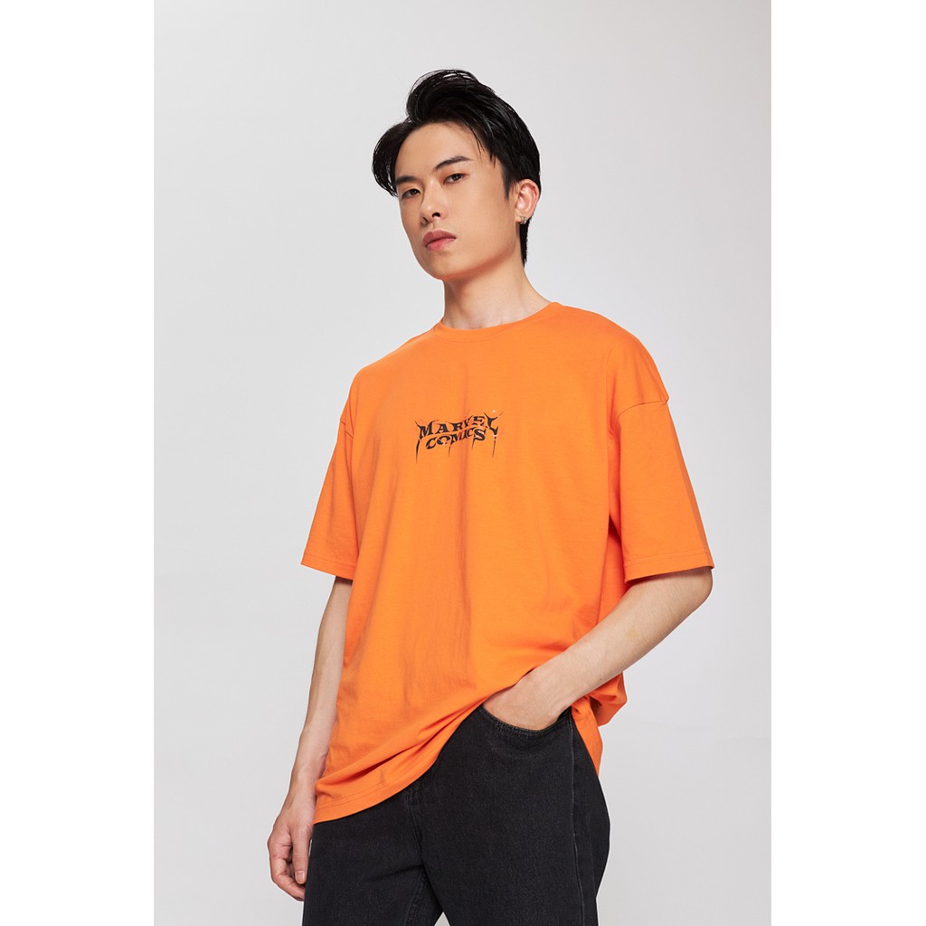 Áo Thun Nam Nữ BOO Oversize Dáng Rộng 100%Cotton In Logo Marvel Sấm Sét