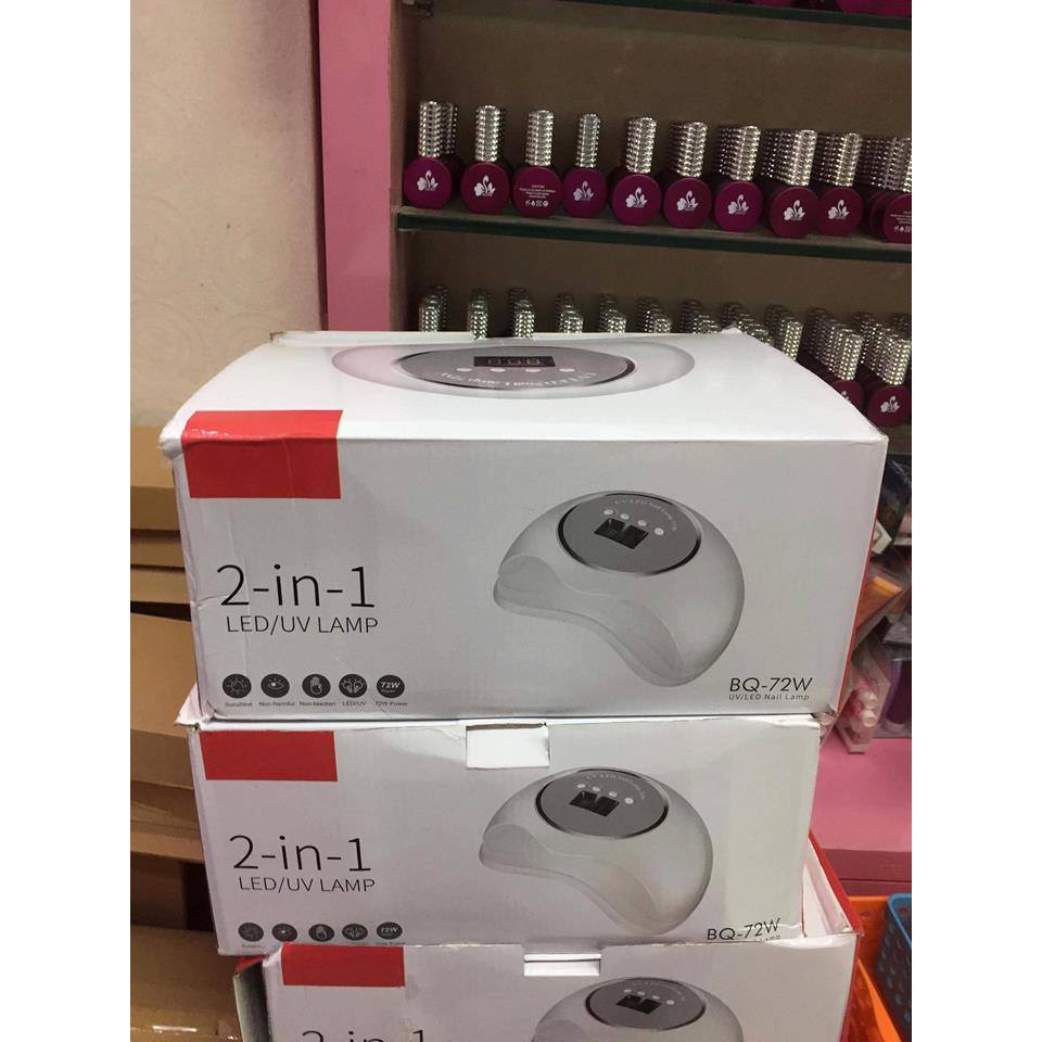 Máy Hơ Gel 72W Siêu Nhanh 36 Đèn Led UV - Hơ 2 Tay 2 Chân