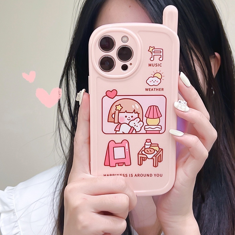 Ốp Điện Thoại Silicon Hình Ăng Ten Cổ Điển Cho iphone 14 MAX 13 PRO 12 MINI 11 XR 6S XSMAX 7 8 PLUS SE2020 X 6PLUS XS