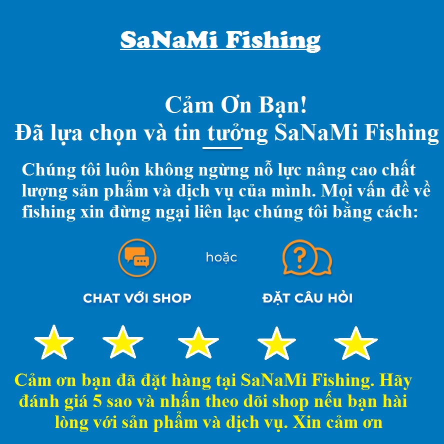 Phao Câu Cá Rô Phi Siêu Nhạy SANAMI FISHING STORE - Chuyên Dụng Câu Đài Câu Đơn Cao Cấp PC-17