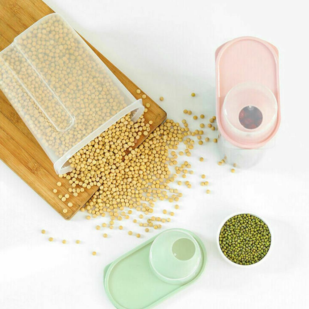 1.9/2.5L Grain Storage Jar With Lid Kitchen Grain Storage P7Y7 B3D0 Z9X1 Dried Food Kitchen E4F5