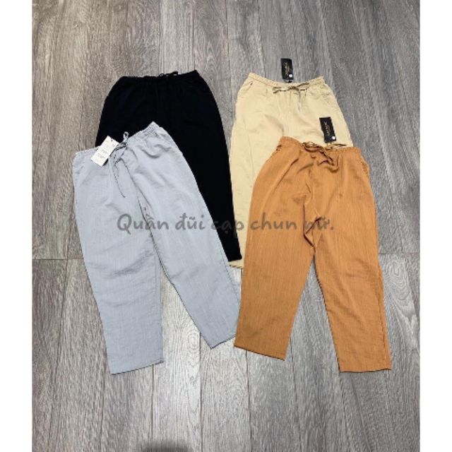 BÁN SỈ QUẦN BAGGY ĐŨI NGỐ CẠP CHUN CHO NỮ