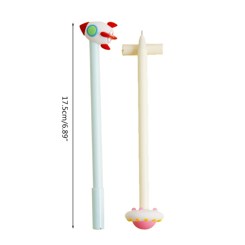 Set 2 Bút Mực Đen Kiểu Dáng Hoạt Hình Cho Học Sinh