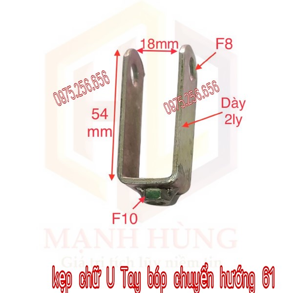 kẹp chữ U Tay bóp chuyển hướng 61