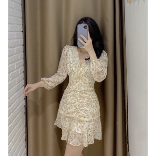 Đầm ORI - Đầm nhún eo cách điệu