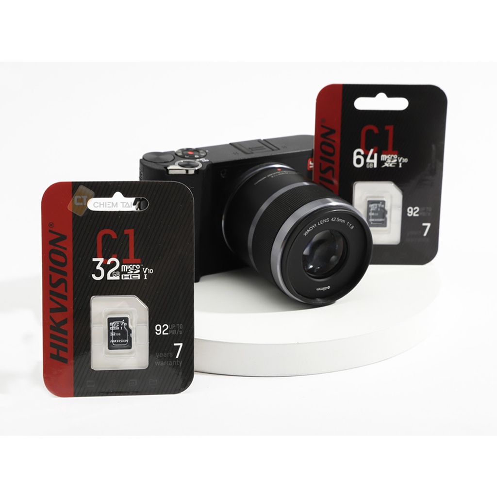 Thẻ Nhớ MicroSD Hikvision 64Gb 32Gb chuẩn Class 10, chuyên dụng cho camera - Chính hãng