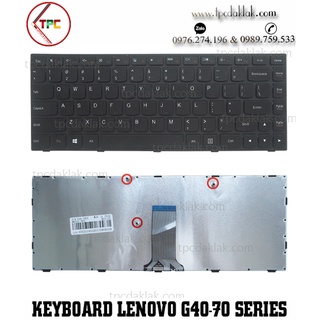 Bàn phím Laptop Lenovo Ideapad G40-70, V1000, B41-70, n40-30, 300-14ISK, Flex2-14AP ( Màu Đen )