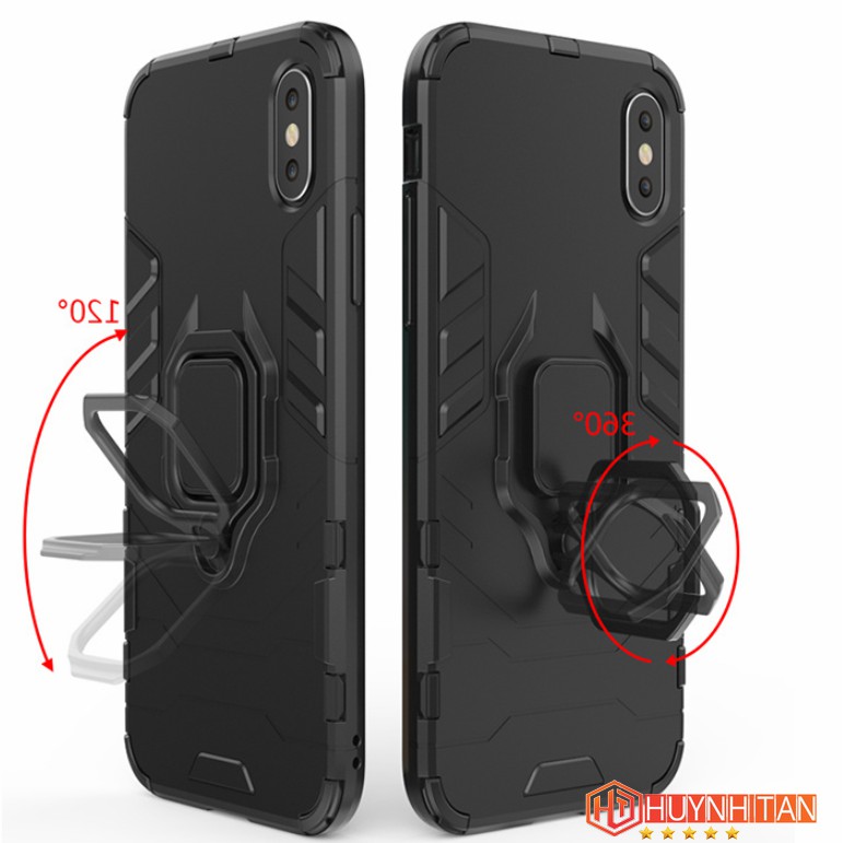 Ốp lưng Huawei Nova 3i chống sốc Iron Man ver 2 có Iring (Full Màu)