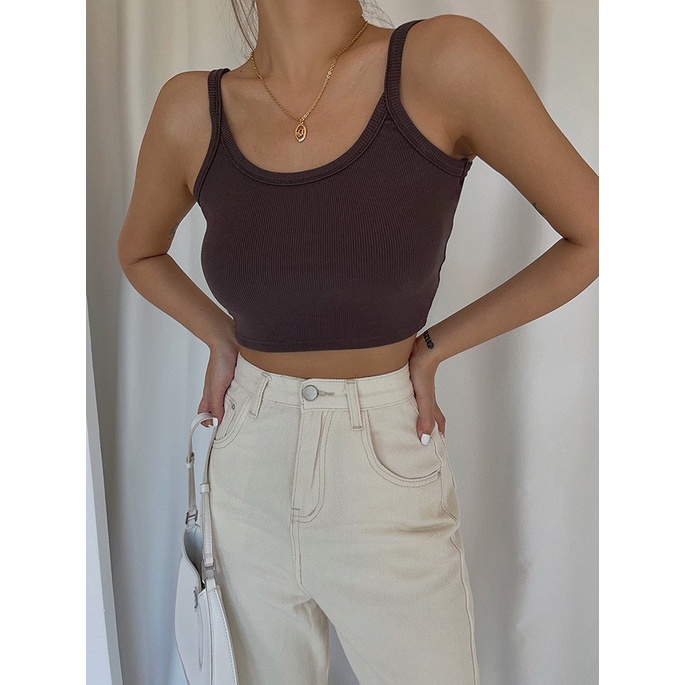 Áo Bra Hai Dây Hở Lưng ( Không Có Lót ) - Tharo Clothing - [AO60]