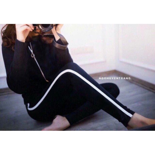 Quần legging 1 sọc siêu hót