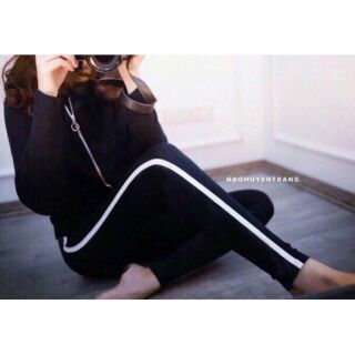 Quần legging 1 sọc siêu hót