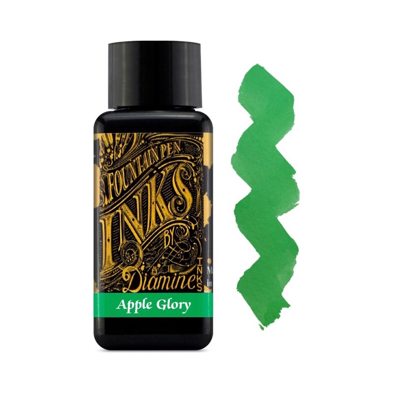 Mực bút máy Diamine - Gam màu Green - Lọ 30ml