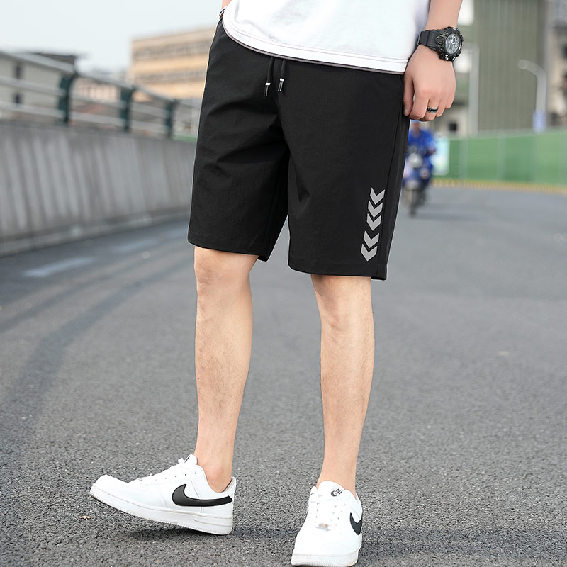 Men Shorts Summer Handsome Sports Short Pants Cropped Drawstring Trousers Men's Clothing M-4XL