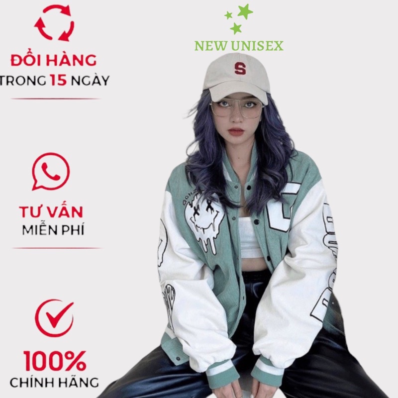 Áo Khoác Nhung Nam Nữ Form Rộng in Phối Mặt Cười Kèm Logo G Siêu Độc Đáo TP921 [NewUnisex]
