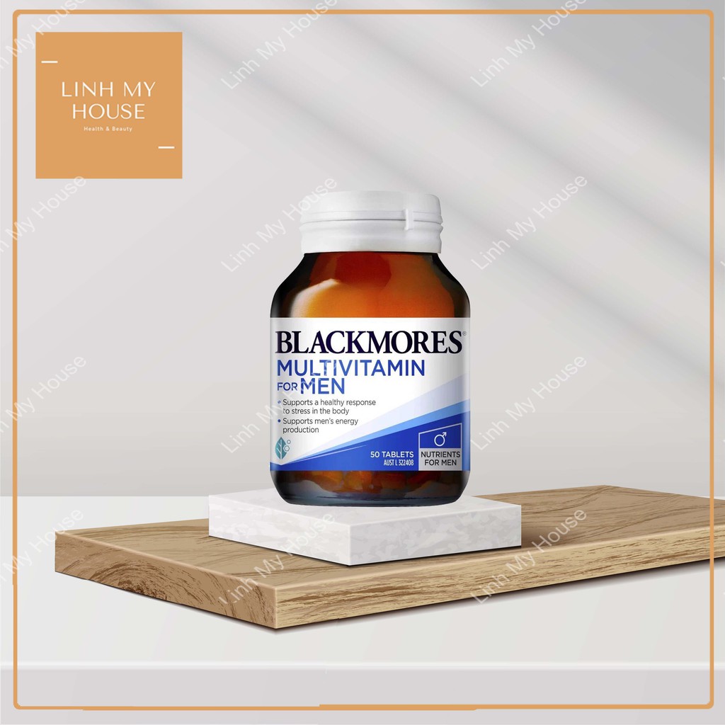Viên uống bổ sung vitamin tăng cường sức để kháng Blackmores Multivitamin For Men 50 viên Úc