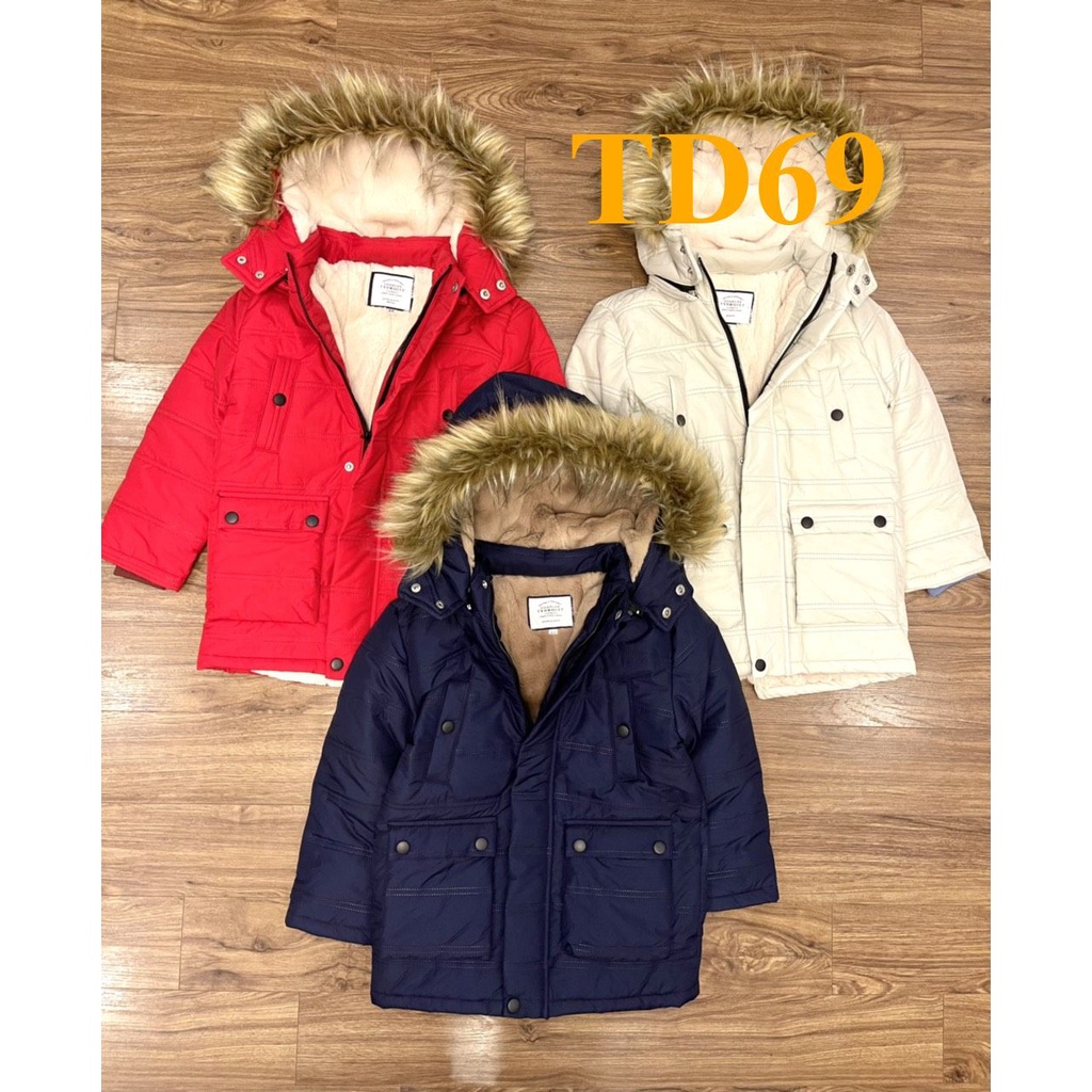 * Mã TD69: Áo Parka hàng VNXK BC 2941 Chất vải mềm, không đường may trần , lót lông cả thân áo