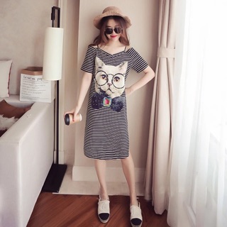 Đầm suông bầu