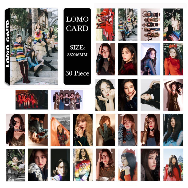 Lomocard Nhóm Red Velvet có 3 mẫu