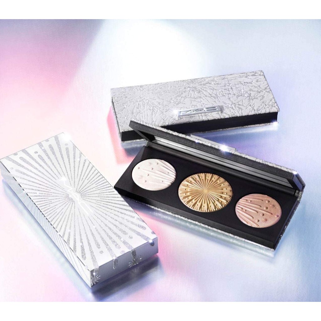MAC - Bảng phấn bắt sáng 3 màu phiên bản giới hạn MAC Cosmetics Flashing Ice Extra Dimension Skinfinish Trio màu Light 9 | BigBuy360 - bigbuy360.vn