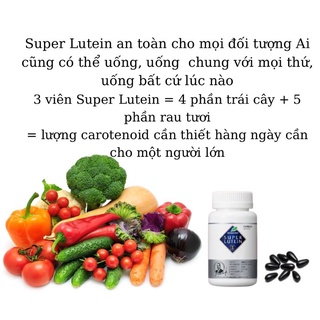 [KÈM HÓA ĐƠN] Super Lutein hộp 100 viên nang - nhập khẩu Nhật Bản - Bảo hành chính hãng Công Ty Naturally Plus