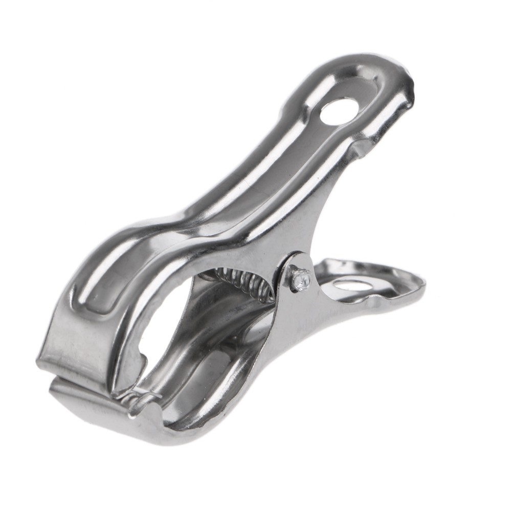 kiss**20 Pcs Stainless Steel Clothes Pegs Hanging Pins Laundry Windproof Clips