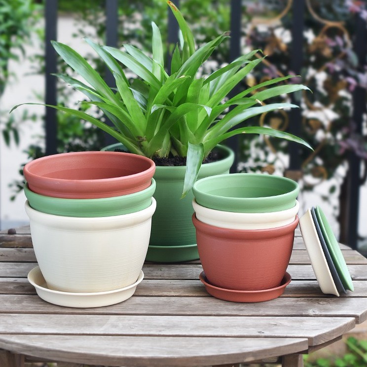 Chậu trồng hoa ngoài trời cao cấp- nhiều màu, siêu dày, siêu bền bỉ