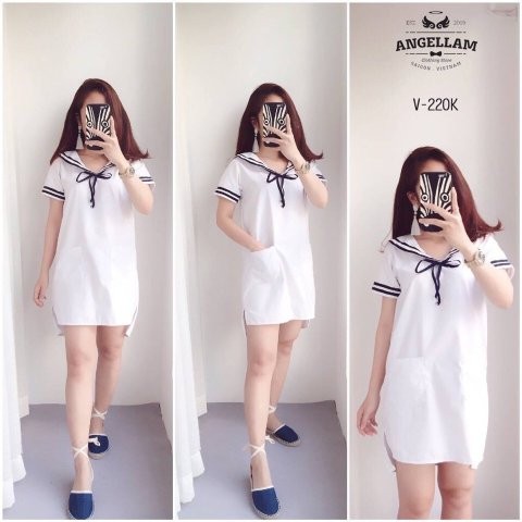 Đầm thủy thủ teen