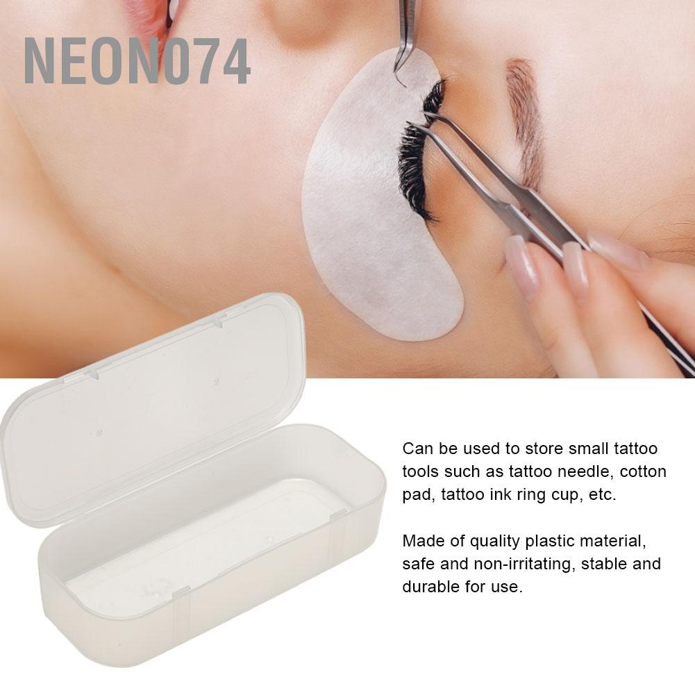 [Hàng mới về] Hộp đựng dụng cụ xăm hình màu trong suốt tiện dụng