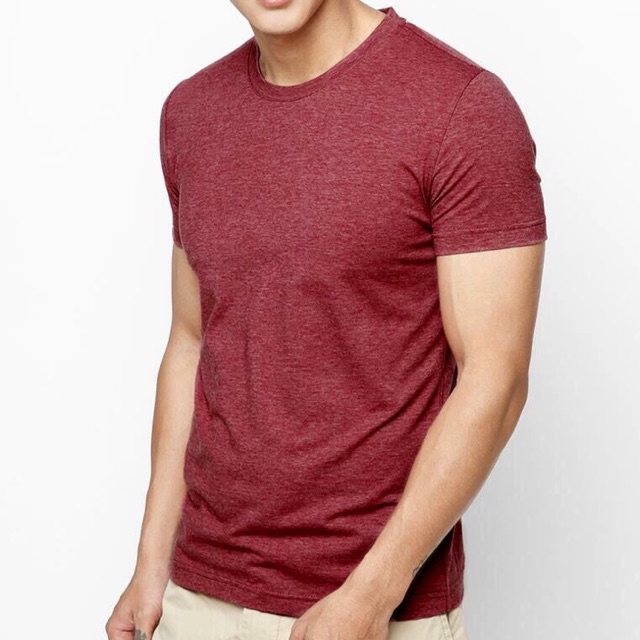 Áo phông nam cổ tròn