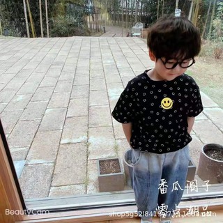 [A161] Áo phông mặt cười sz 100-140