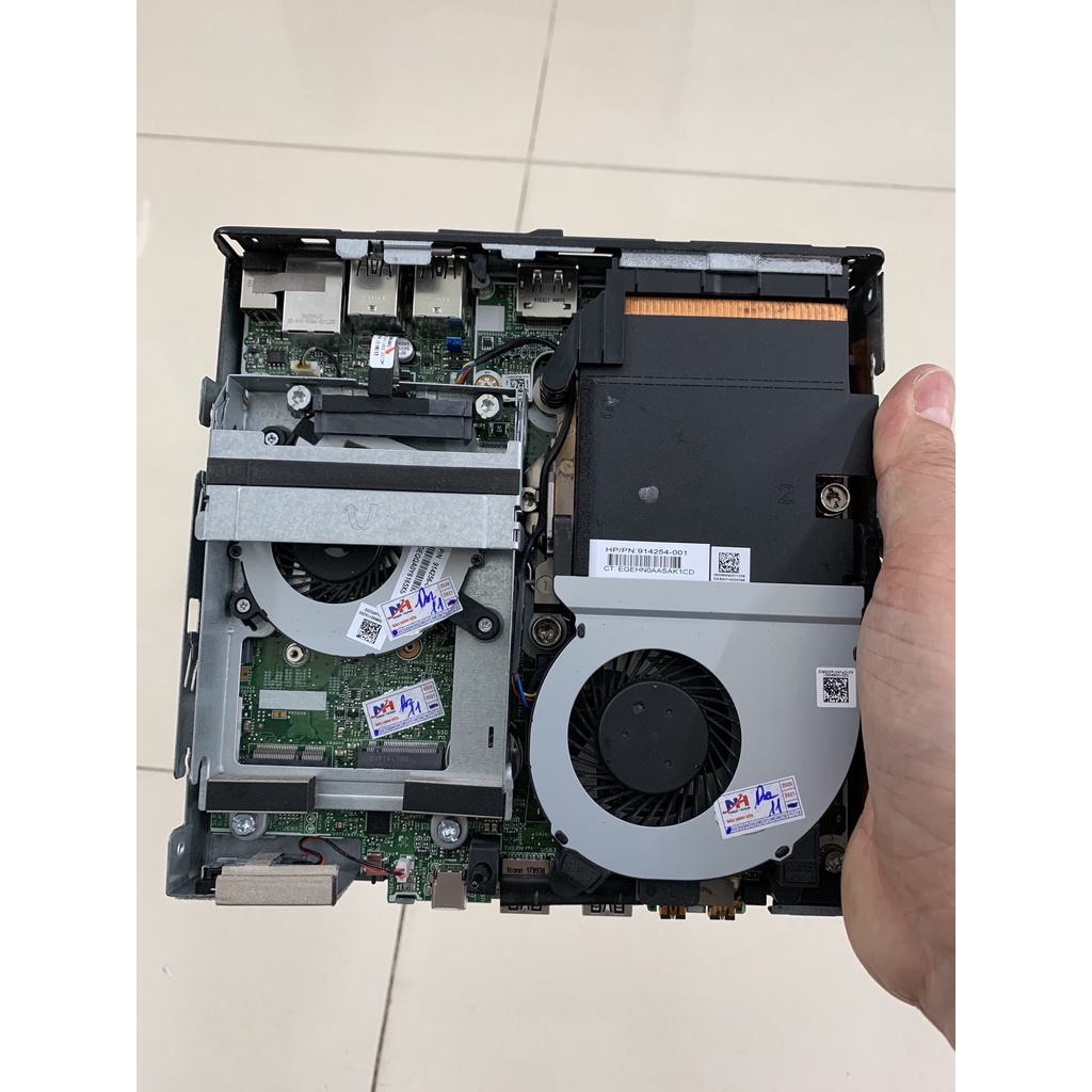case HP EliteDesk 800 G3 Mini đặc biệt tản đồng CPU nhỏ gọn trong lòng bàn tay cấu hình cao | BigBuy360 - bigbuy360.vn