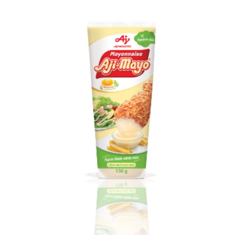 Xốt Mayonnaise Aji-Mayo vị nguyên bản chai 130 gam