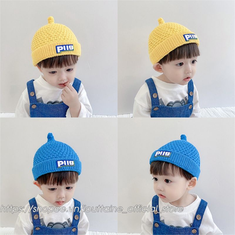 nón len tròn cho bé phiên bản mẫu hàn quốc cute