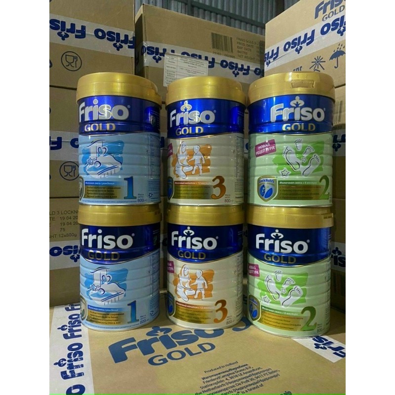 Sữa Friso Nga đủ số 1,2.3 lon 800g { date mới nhất }