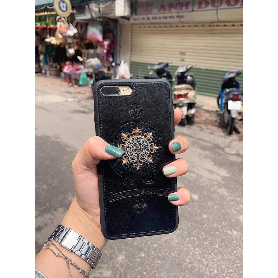 Ốp lưng da iPhone Chrome Hearts