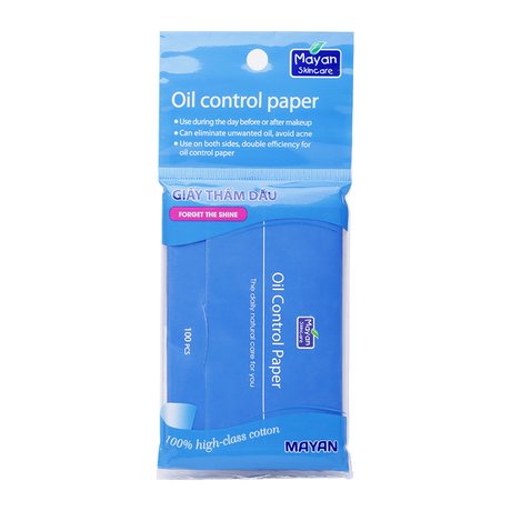 Giấy Thấm Dầu Mayan Oil Control Paper 100pcs