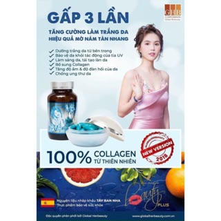Tặng nước uống đẹp da Beauty 99 Beauty99 plus) Viên uống dưỡng da Beauty plus