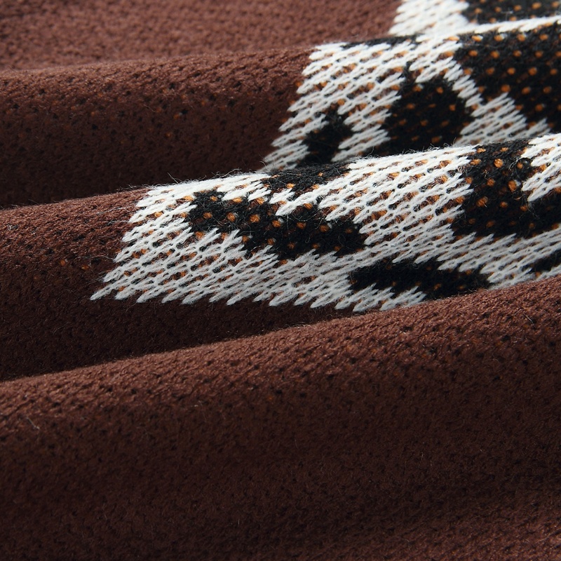 Đầm Sweater Dệt Kim Tay Dài Chui Đầu Thiết Kế Dễ Thương Cho Nữ