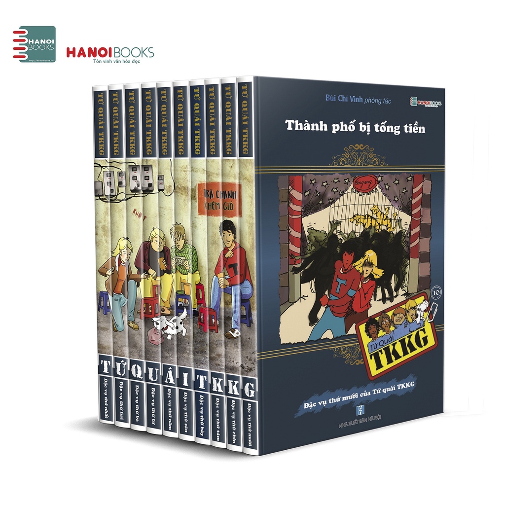 Sách-Tứ Quái TKKG - Combo 1(Tập 1 đến Tập 10 )