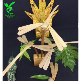Tre tự nhiên- Chuồn chuồn tre màu tự nhiên của tre -Mây tre đan việt