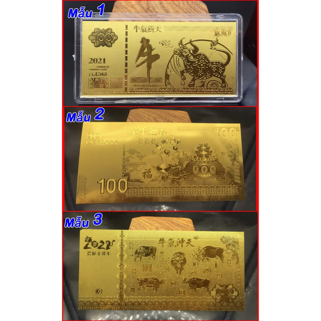 Tiền Hình Con Trâu 100 Macao Plastic Lưu Niệm 2021 -  3 Mẫu Tặng Kèm Bao Lì Xì Tết | BigBuy360 - bigbuy360.vn