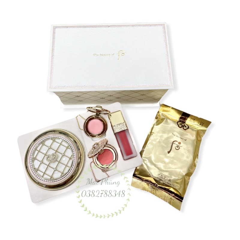 Bộ phấn nước Whoo vàng Luxury Golden Glow limited | BigBuy360 - bigbuy360.vn