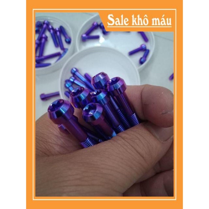 Ốc Titan 6li1 6li2 6li3 6li4 6li5 6li6 6li7 6li8 6li9 Đầu Trụ Gắn Nhiều Vị Trí Trên Xe